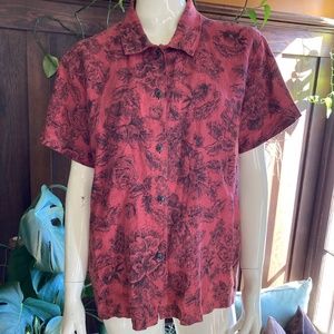 Linen Button Down Top